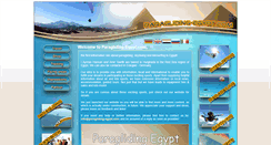 Desktop Screenshot of paragliding-egypt.com
